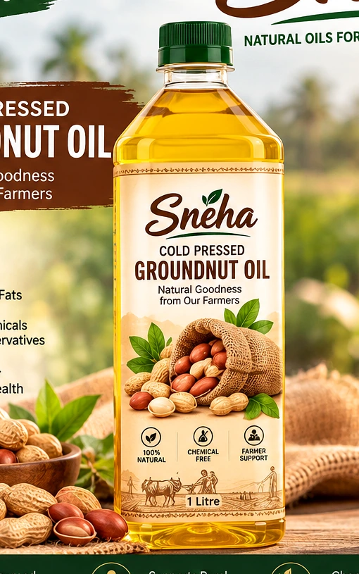 Sneha Cold Pressed Groundnut Oil